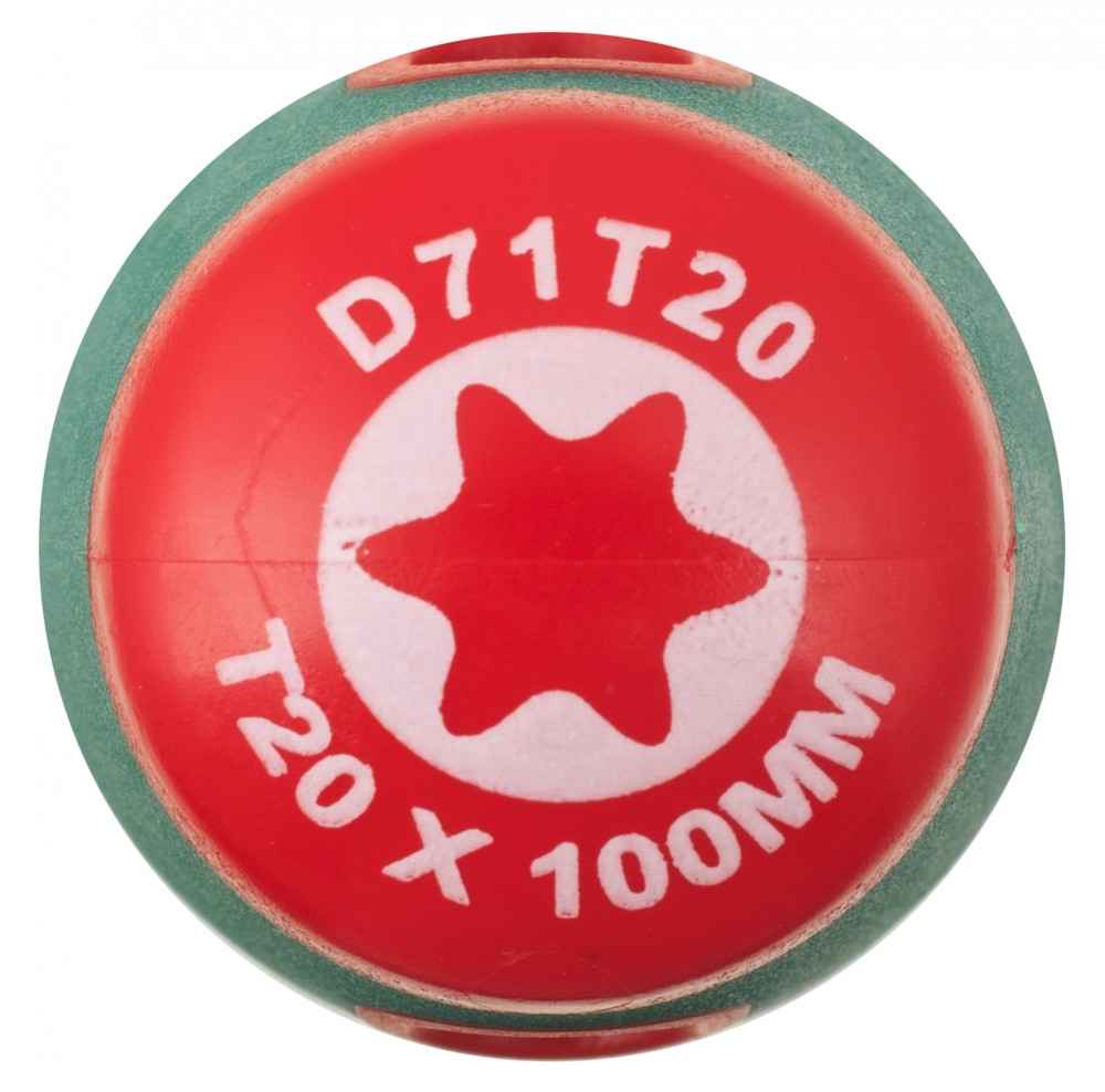 D71T20 Отвертка стержневая TORX® ANTI-SLIP GRIP, T20х100 фото, характеристики