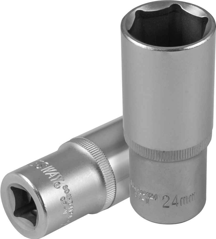 S04HD4124 Головка торцевая глубокая 1/2"DR, 24 мм купить в ПРОМКОРП