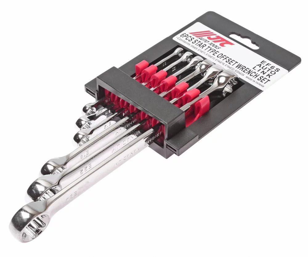 Набор ключей накидных TORX Е6-E24 6 предметов JTC купить в ПРОМКОРП