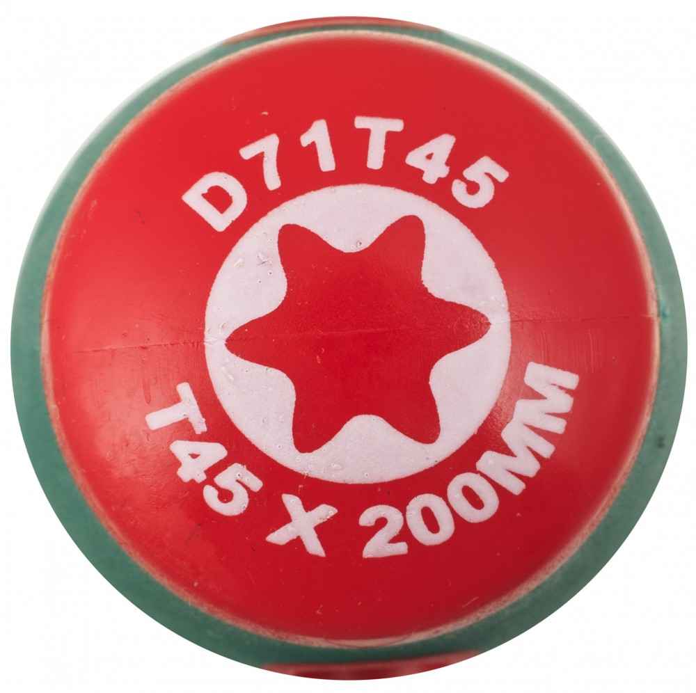 D71T45 Отвертка стержневая TORX® ANTI-SLIP GRIP, T45х200 фото, характеристики