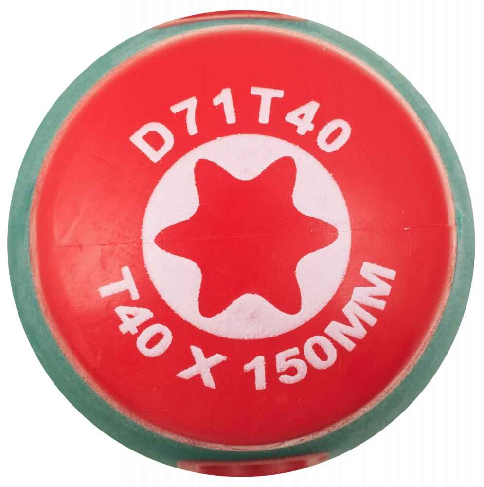 D71T40 Отвертка стержневая TORX® ANTI-SLIP GRIP, T40х150 фото, характеристики