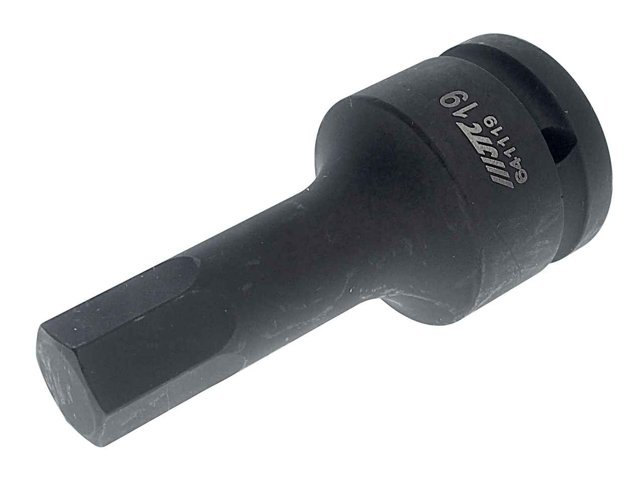 Бита-головка 3/4" HEX Н19 ударная L=100мм JTC фото, характеристики