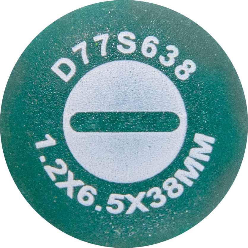 D77S638 Отвертка стержневая шлицевая ANTI-SLIP GRIP, SL6.5х38 мм фото, характеристики