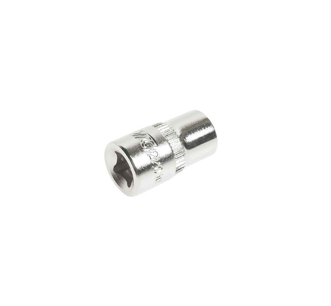 Головка торцевая 1/4" TORX E10 L=25мм JTC фото, характеристики