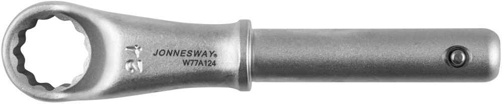W77A124 Ключ накидной усиленный, 24 мм, d18.5/180 мм купить в ПРОМКОРП