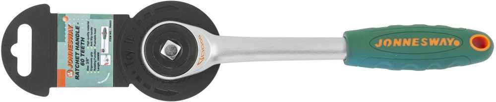 R6603 Рукоятка трещоточная ротационная со сквозным приводом 3/8"DR, 60 зубцов, 240 мм фото, характеристики