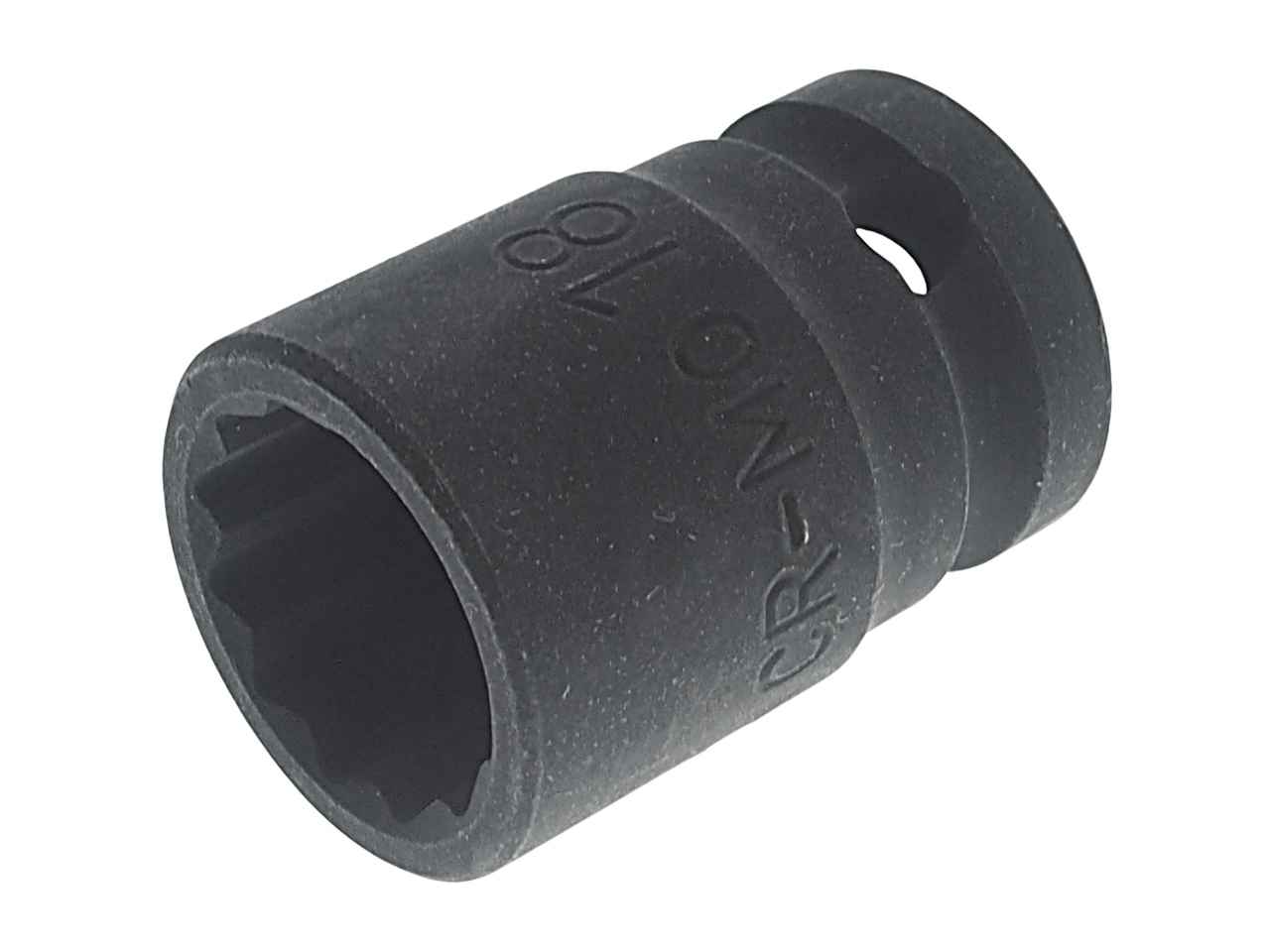 Головка торцевая 1/2" 18мм 12-ти гранная ударная L=38мм JTC фото, характеристики