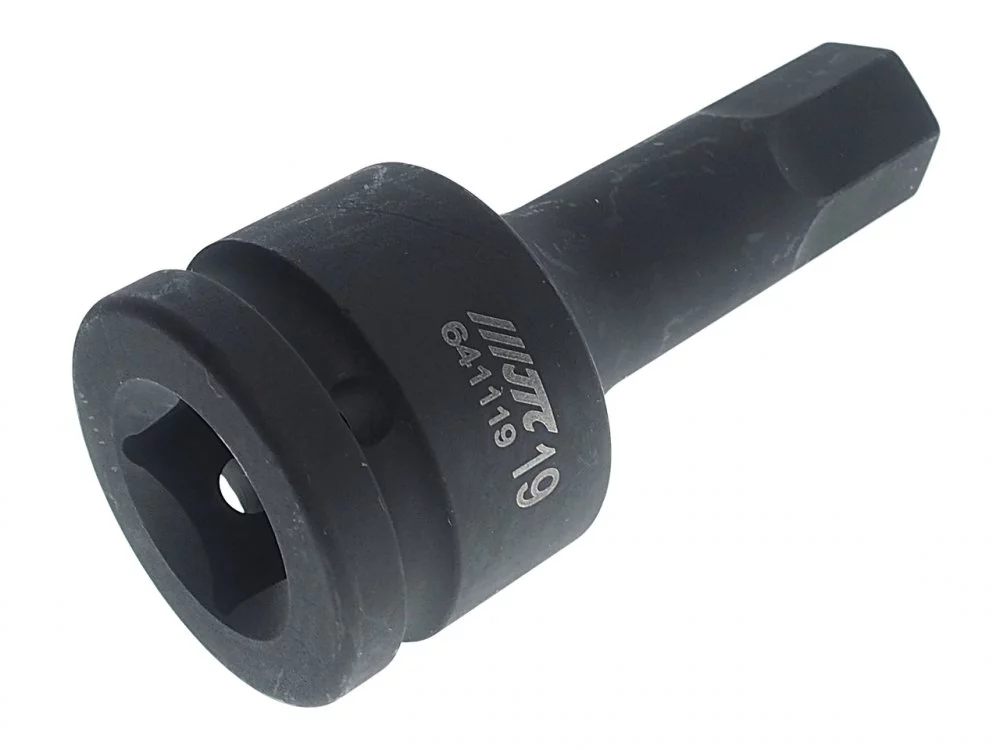 Бита-головка 3/4" HEX Н19 ударная L=100мм JTC купить в ПРОМКОРП