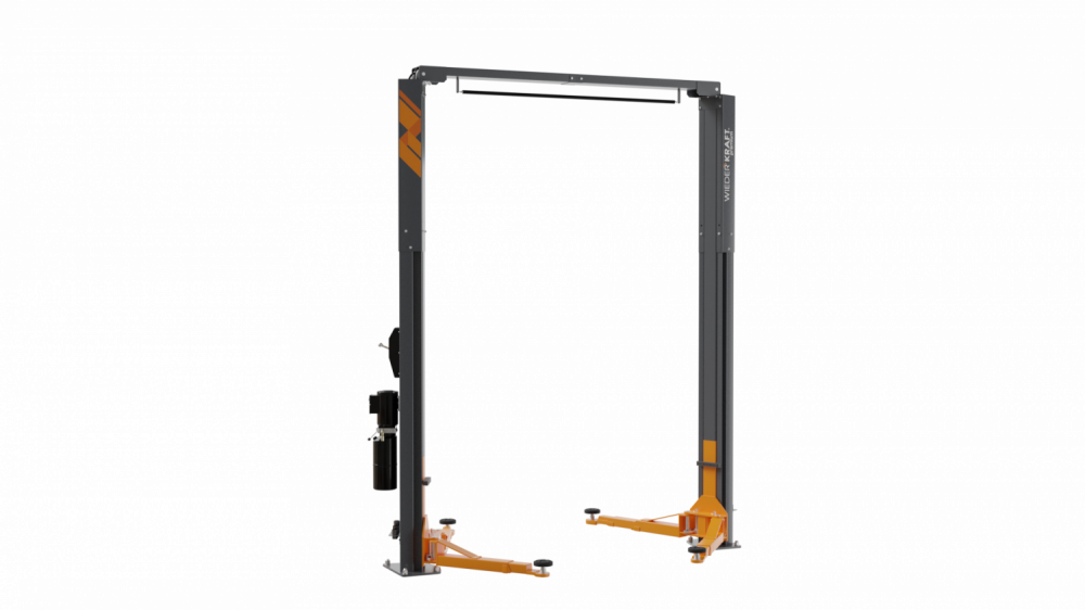 WDK-526 Подъемник двухстоечный с верхней синхронизацией 4,2 тонны, одност. разбл., 380В купить в ПРОМКОРП