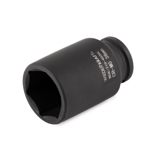 WDK-710-4036L Головка торцевая ударная глубокая 1/2", 6 граней, 36 мм фото, характеристики