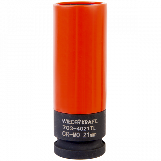 WDK-703-4021L Головка торцевая ударная тонкостенная 1/2", 6 граней, 21 мм фото, характеристики