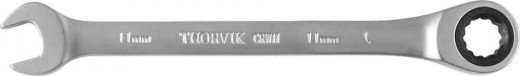 CRW11 Ключ гаечный комбинированный трещоточный, 11 мм фото, характеристики