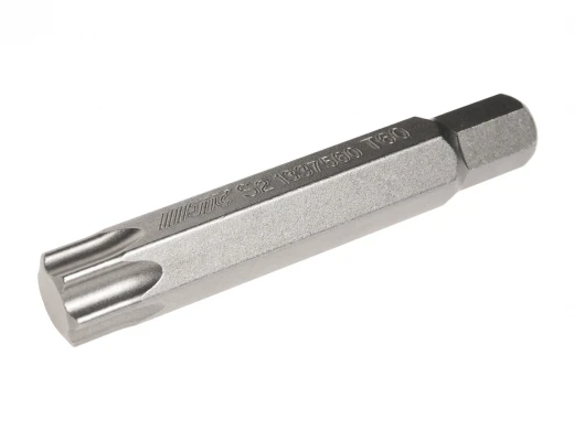 Бита TORX Т60х75мм 10мм удлиненная S2 JTC фото, характеристики