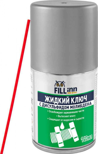 FL119 Жидкий ключ с дисульфидом молибдена, 140 мл (аэрозоль) фото, характеристики