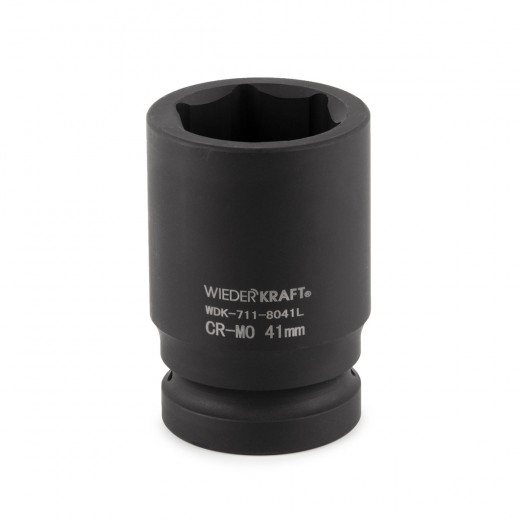 WDK-711-8041L Головка торцева ударная глубокая 1", 6 граней, 41 мм фото, характеристики