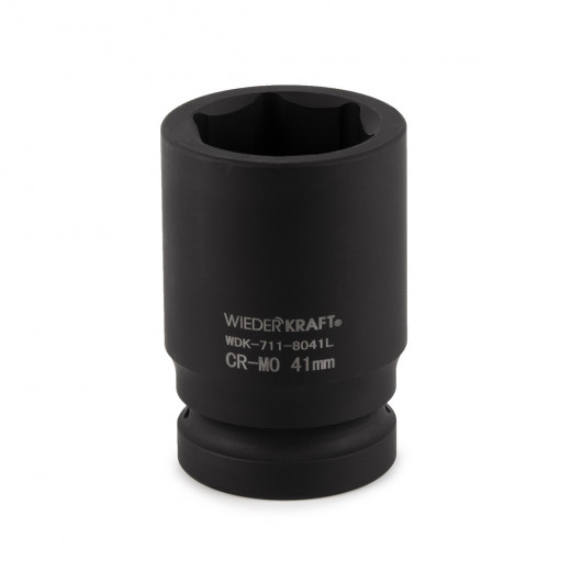 WDK-711-8041L Головка торцева ударная глубокая 1", 6 граней, 41 мм фото, характеристики