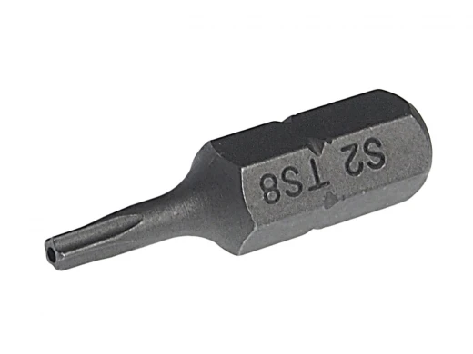 Бита TORX TS8Hх25мм 1/4" 5-ти гранная с отверстием JTC фото, характеристики