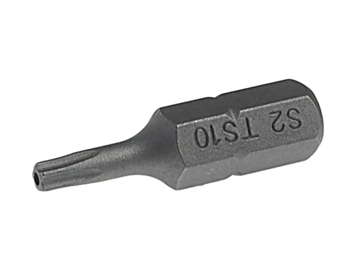Бита TORX TS10Hх25мм 1/4" 5-ти гранная с отверстием JTC фото, характеристики