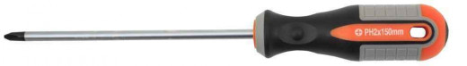 751215 Отвертка стержневая крестовая ROUND GRIP, PH2x150 мм фото, характеристики