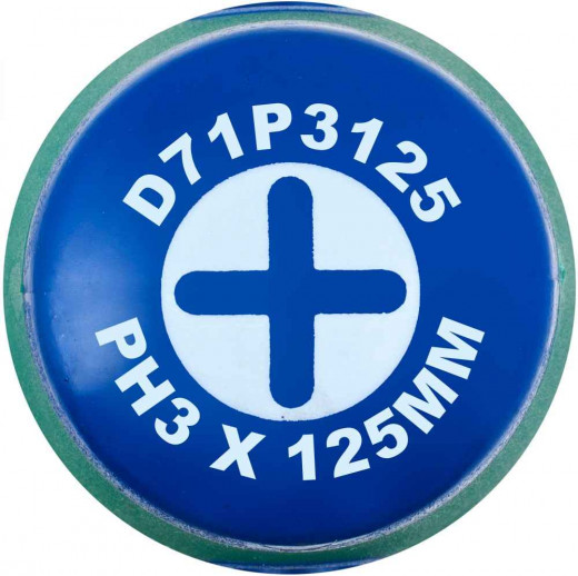 D71P3125 Отвертка стержневая крестовая ANTI-SLIP GRIP, PH3x125 мм фото, характеристики