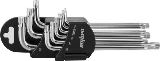953009 Набор ключей торцевых TORX® Т10-T50, 9 предметов фото, характеристики