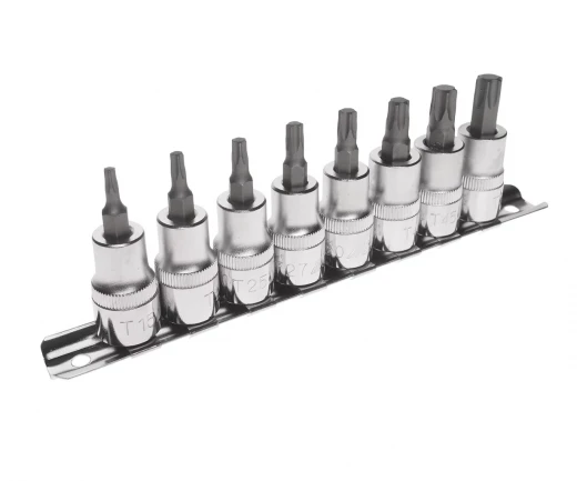 Набор бит-головок 3/8" TORX T15-T50 8 предметов JTC фото, характеристики