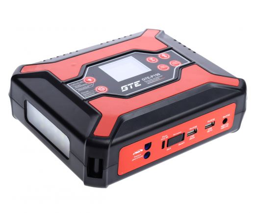 Устройство пусковое 5-19V 450А 12000мА/ч (power bank) с компрессором GTE фото, характеристики