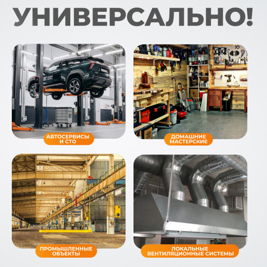 WDK-87624 Вентилятор для вытяжки выхлопных газов, 2430 м3/час, 1,1 кВт, 220В фото, характеристики
