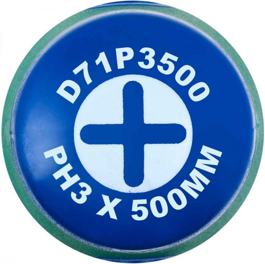D71P3500 Отвертка стержневая крестовая ANTI-SLIP GRIP, PH3x500 мм фото, характеристики