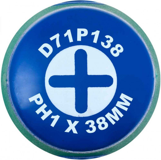 D71P138 Отвертка стержневая крестовая ANTI-SLIP GRIP, PH1x38 мм фото, характеристики
