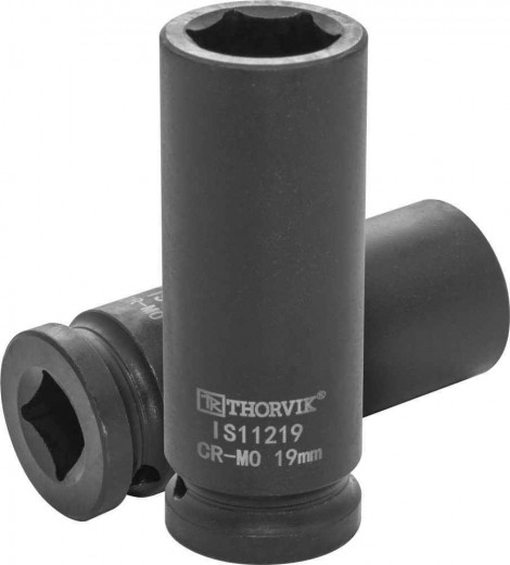 IS11219 Головка торцевая ударная глубокая 1/2"DR, 19 мм фото, характеристики