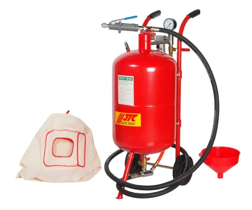 Аппарат пескоструйный 38л шланг 1/2", 250PSI JTC фото, характеристики