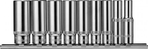 912709 Набор головок торцевых глубоких 1/2"DR на держателе, внешний TORX®, E10-E24, 9 предметов фото, характеристики
