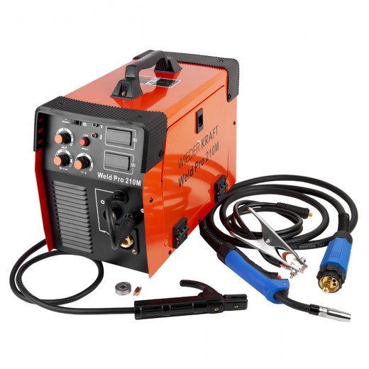 Weld Pro 210M Сварочный аппарат инверторный 210A, 220В, MIG/MAG/MMA фото, характеристики