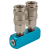 HRS-SML Прямой разветвитель с двумя БРС, 1/4'' - 1/4, три входа фото, характеристики