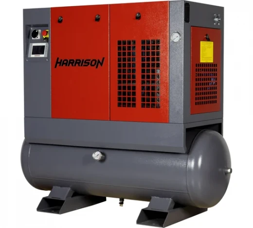 HRS-94600TD3-8 Винтовой компрессор с ресивером и осушителем Harrison: 600 л/мин, 8 бар, 4 кВт, 300 л фото, характеристики