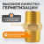 WDK-212MB Адаптер, резьба 1/2"-1/2" PT, M-M (внешняя), латунь фото, характеристики