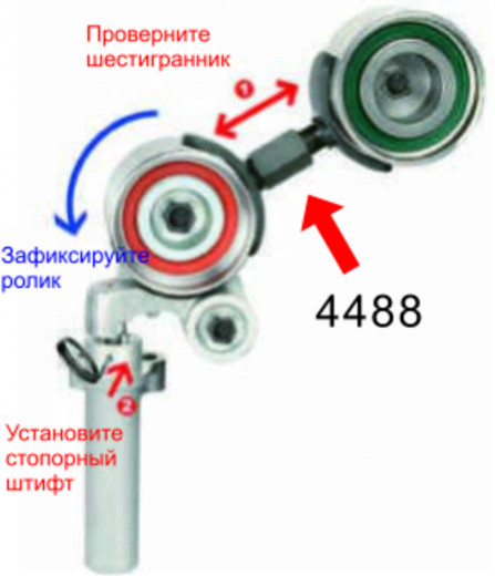 Приспособление для фиксации натяжного ролика (TOYOTA) JTC фото, характеристики