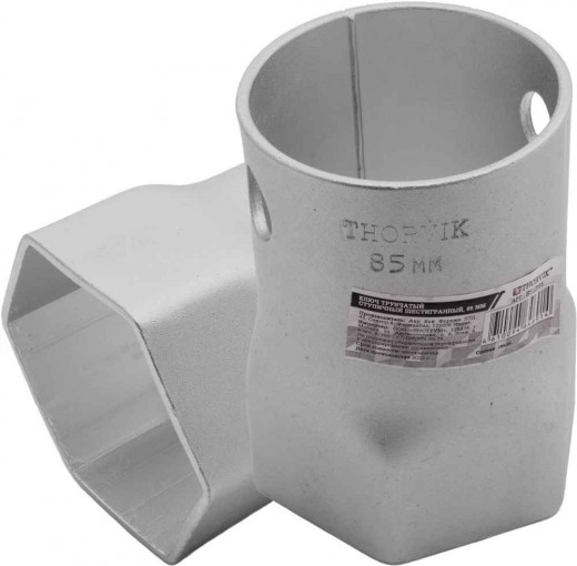 BS6P85 Ключ трубчатый ступичный шестигранный, 85 мм фото, характеристики