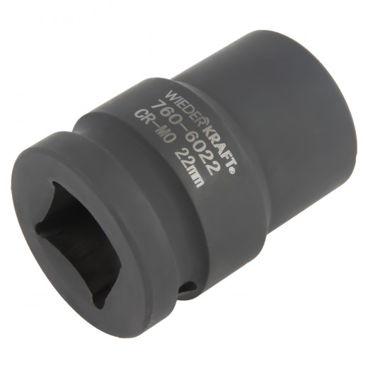 WDK-760-6022 Головка ударная 3/4", 6 граней, 22 мм фото, характеристики