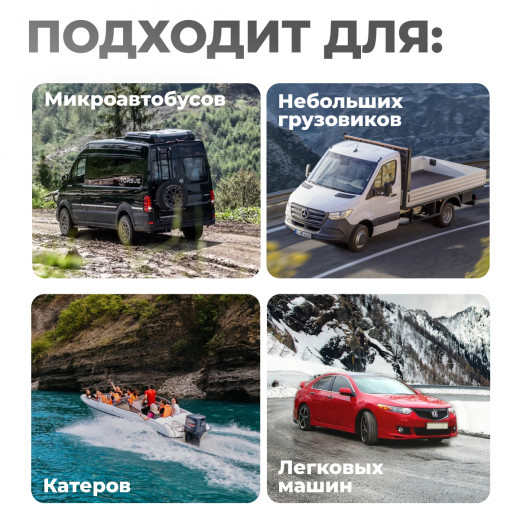 WDK-Start400 Пуско-зарядное устройство 290А, 12/24В фото, характеристики