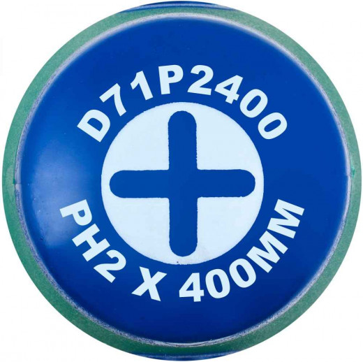 D71P2400 Отвертка стержневая крестовая ANTI-SLIP GRIP, PH2x400 мм фото, характеристики