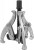 AE310034 Съемник с тремя поворотными двусторонними захватами 3"/75 мм, диапазон захватов 40-76 мм фото, характеристики