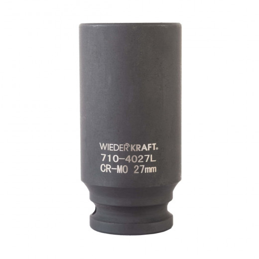 WDK-710-4027L Головка торцевая ударная глубокая 1/2", 6 граней, 27 мм фото, характеристики