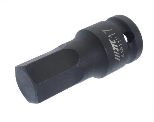 Бита-головка 1/2" HEX H17х25мм ударная L=60мм JTC фото, характеристики