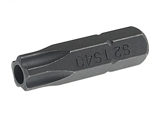 Бита TORX TS40Hх25мм 1/4" 5-ти гранная с отверстием JTC фото, характеристики
