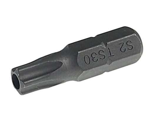Бита TORX TS30Hх25мм 1/4" 5-ти гранная с отверстием JTC фото, характеристики