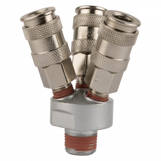 HRS-SMYT V-образный разветвитель с тремя БРС, 1/4'' - 1/4'' фото, характеристики