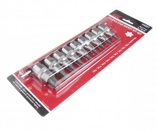 Набор бит-головок 1/2" TORX T20-T60 9 предметов JTC фото, характеристики