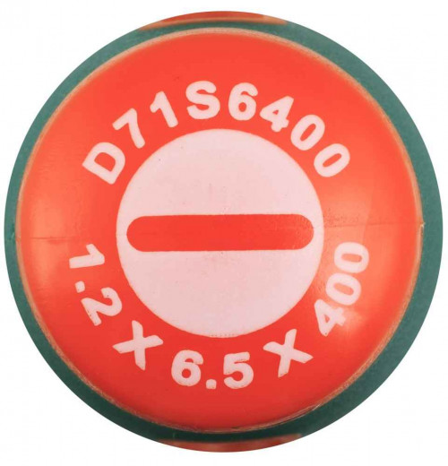D71S6400 Отвертка стержневая шлицевая ANTI-SLIP GRIP, SL6.5х400 мм фото, характеристики
